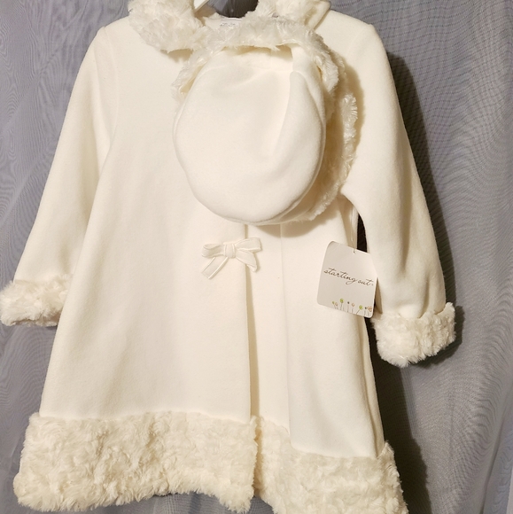 Overcoat and matching hat - Picture 1 of 3